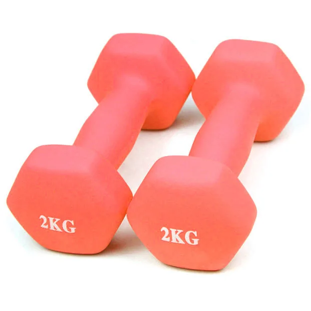 
Dumbbell Set Vinyl Cast Iron Dumbbell Neoprene Portable Gym Solid Dipping Pvc Colorful 1 Kg Unisex 