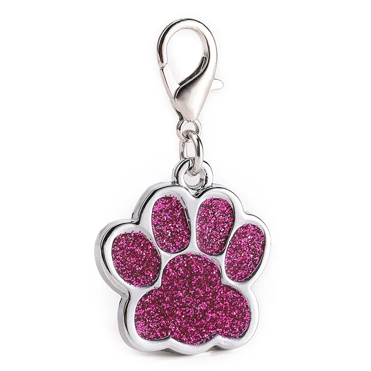 Free Engraved Dog Tag Charm Key Ring For Cute Dog Tag Par Sublim Metal Harness With Name Tag Dog
