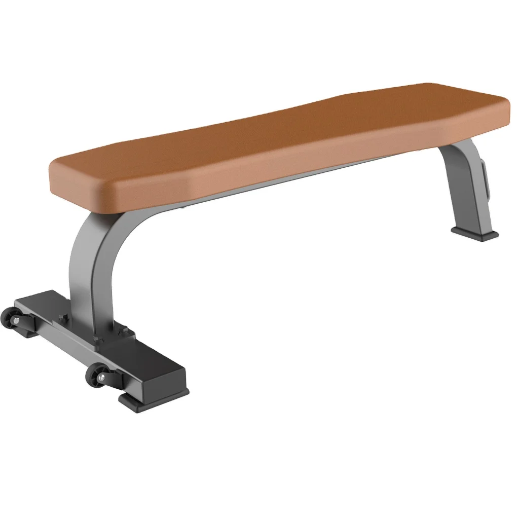 Home Gym Body Building Fitbench Square Steel Tube Free weight Strength Training Flat Bench