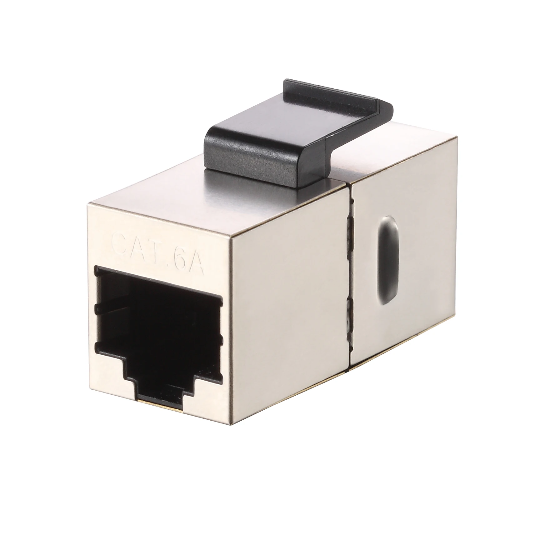 48 Ports 19 Inch 1u Shielded keystone jack Patch Panel With cat6a coupler