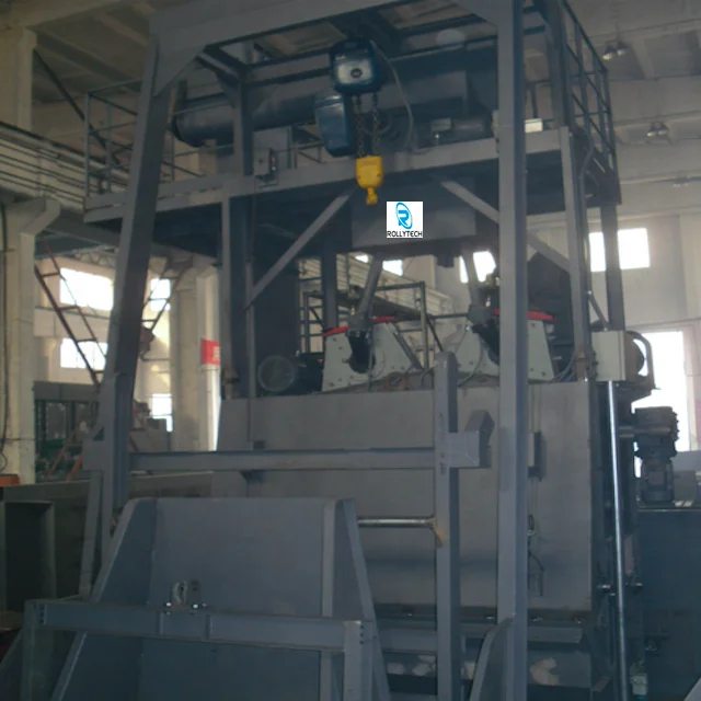 Brake Disc Barrel Type Shot Blasting Machine/Tilted Drum Type Shot Blasting Machine