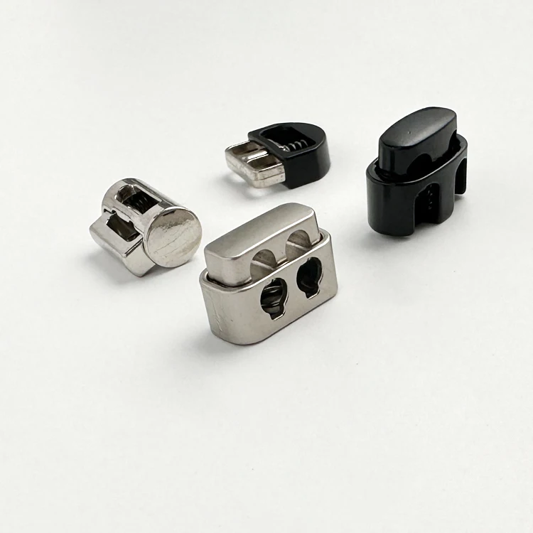 New Arrival metal cord lock stopper Nickel Free zinc alloy retractable cord lock for garment