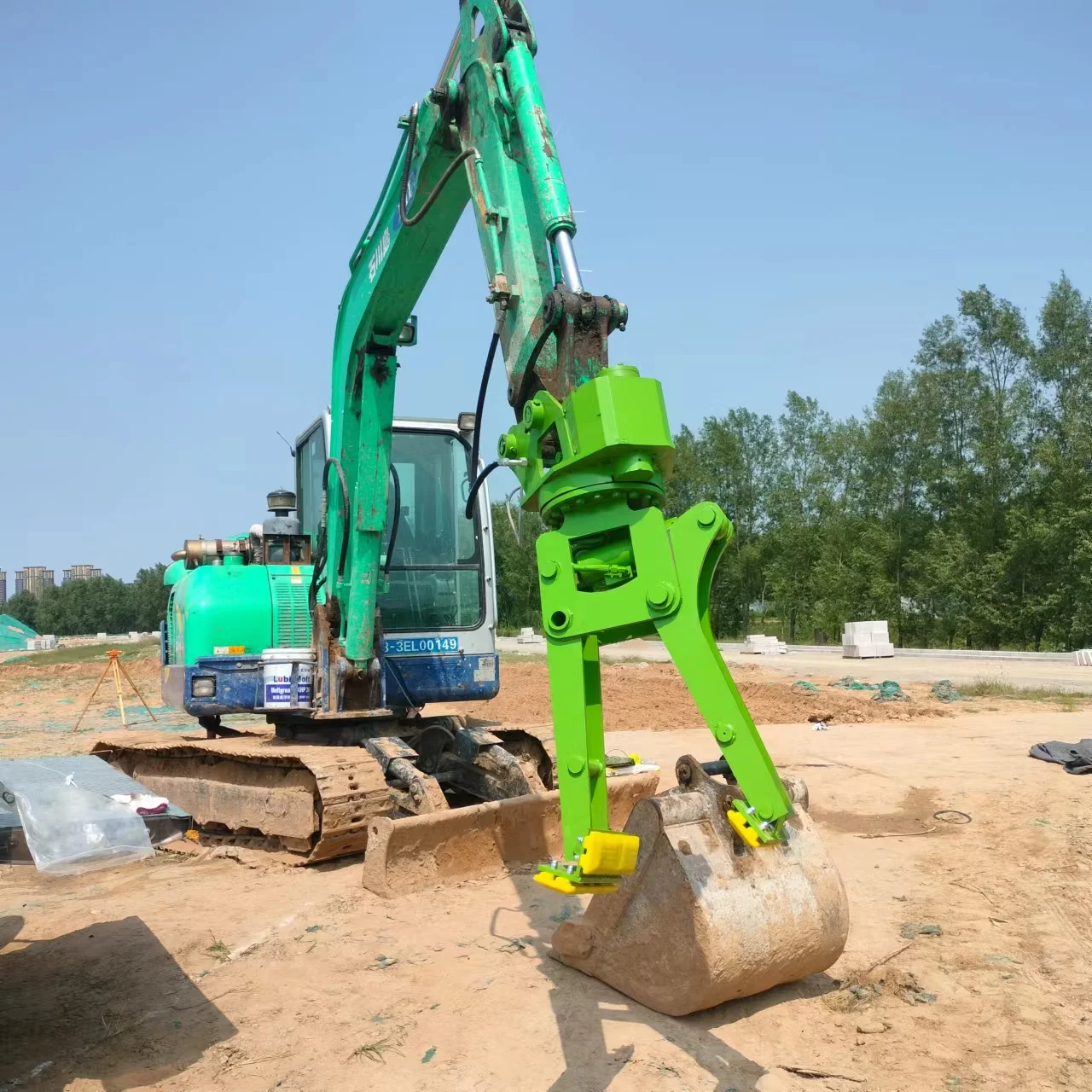 PLE Hot Selling Kerb Stone Clamp Lifter Tongs China Mechanical and Hydraulic Clamps