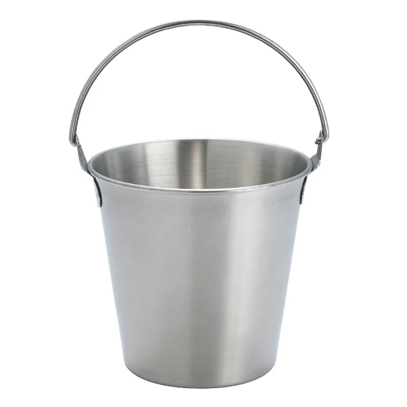 304 Stainless Steel French Fries Basket Restaurant Snack barrels ice bucket