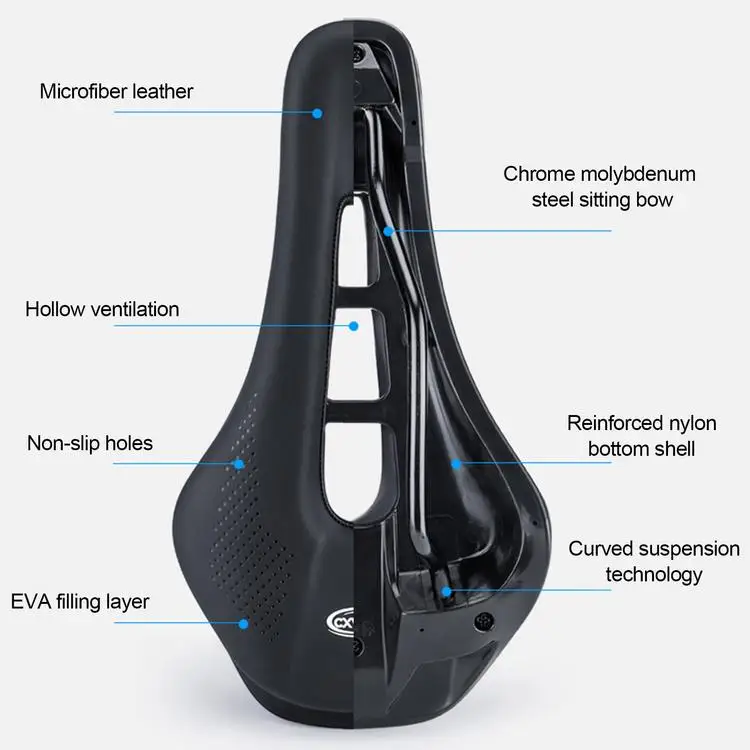  Сиденье для велосипеда удобное кожаное седло горного детали сиденье