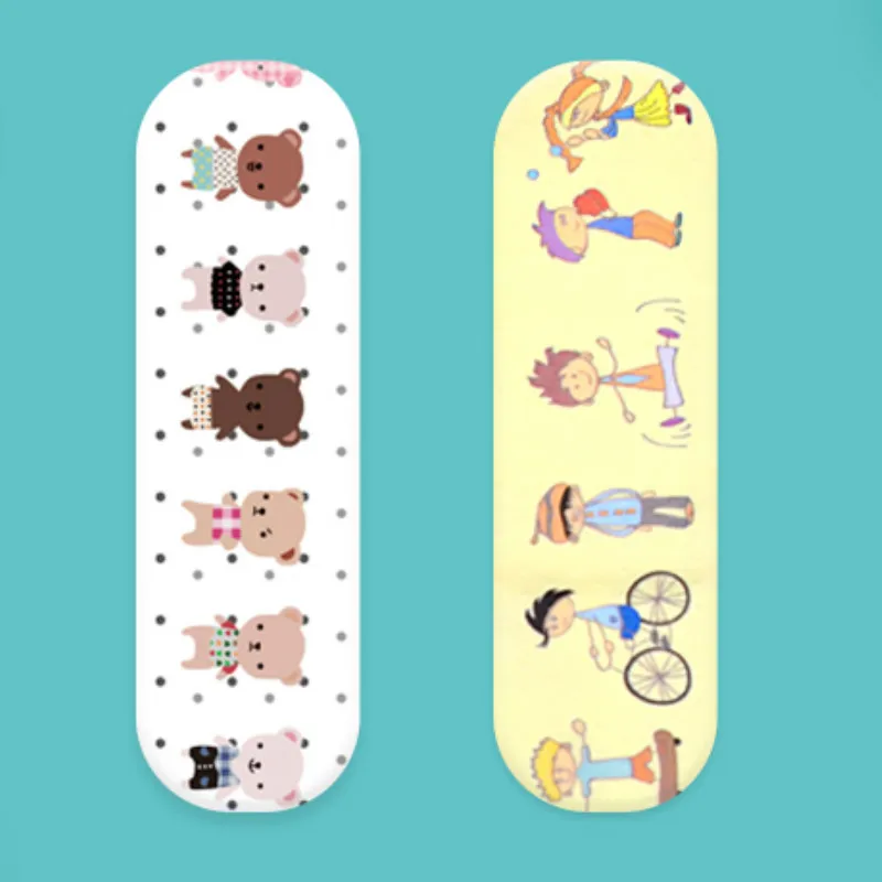 72x19mm Kids Baby Cartoon Adhesive Bandage Wound Plaster Band Aid