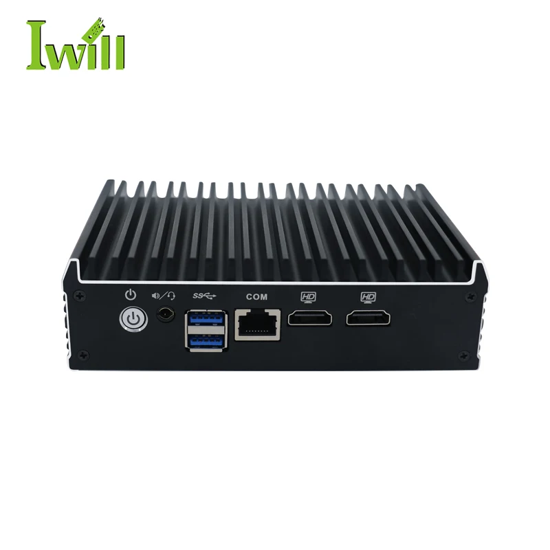 Мини Linux встроенный ПК Cele-ronJ3160 процессор мини ПК с сенсорным экраном 4 * LAN 2 * Mini PCI-E слот