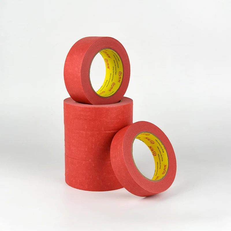 Painters Tape Customized Red Furniture Paper Masking Tape for Automotive Home Office Crafts DIY Art