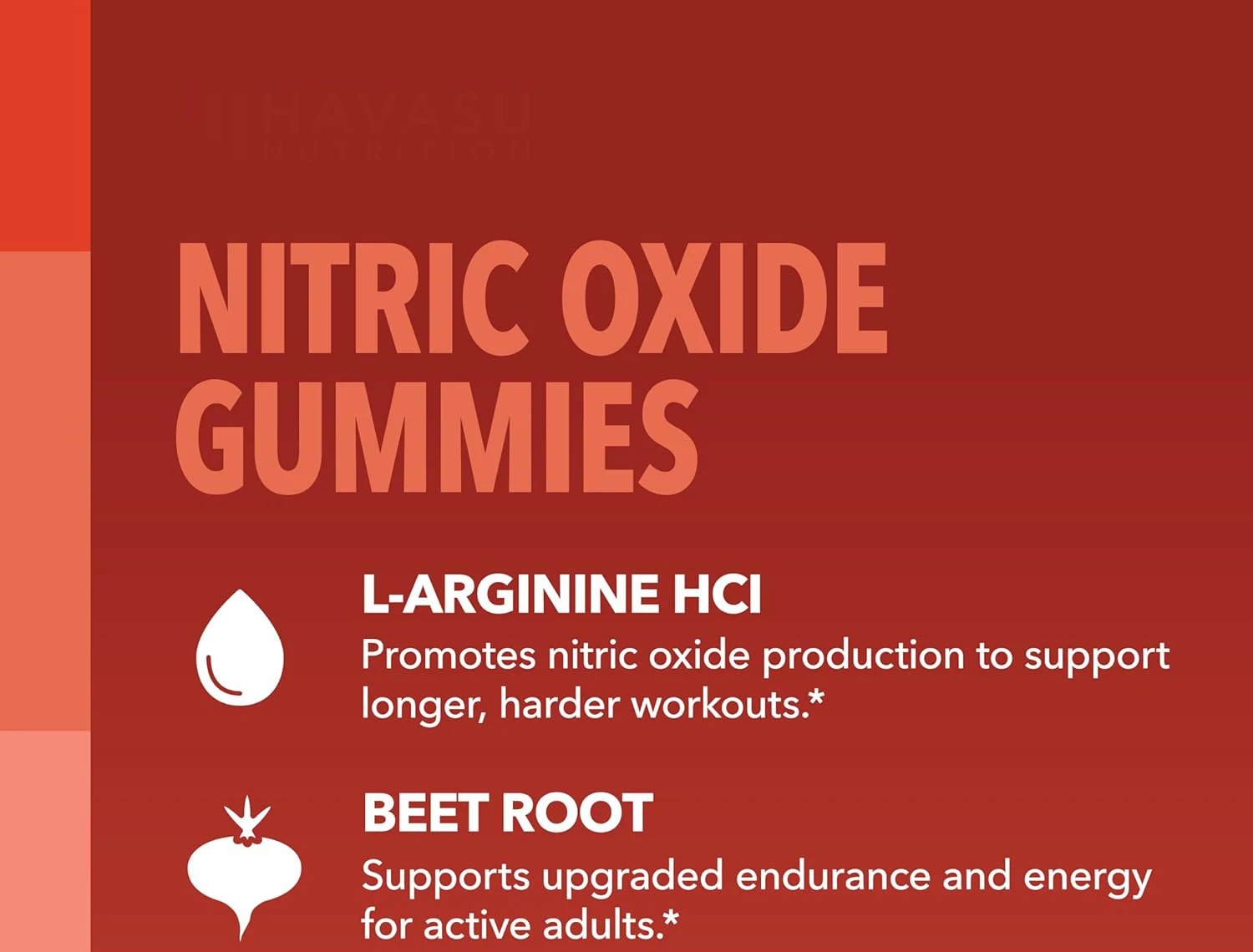 Sugar Free Nitric Oxide Beet Root Gummies  Heart Health Energy Boost Circulation Beet Root Chewables Gummies