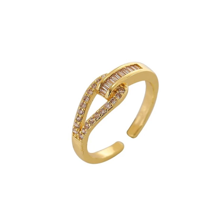 Korean version of the simple index finger ring fashion personality open ring temperament female ring