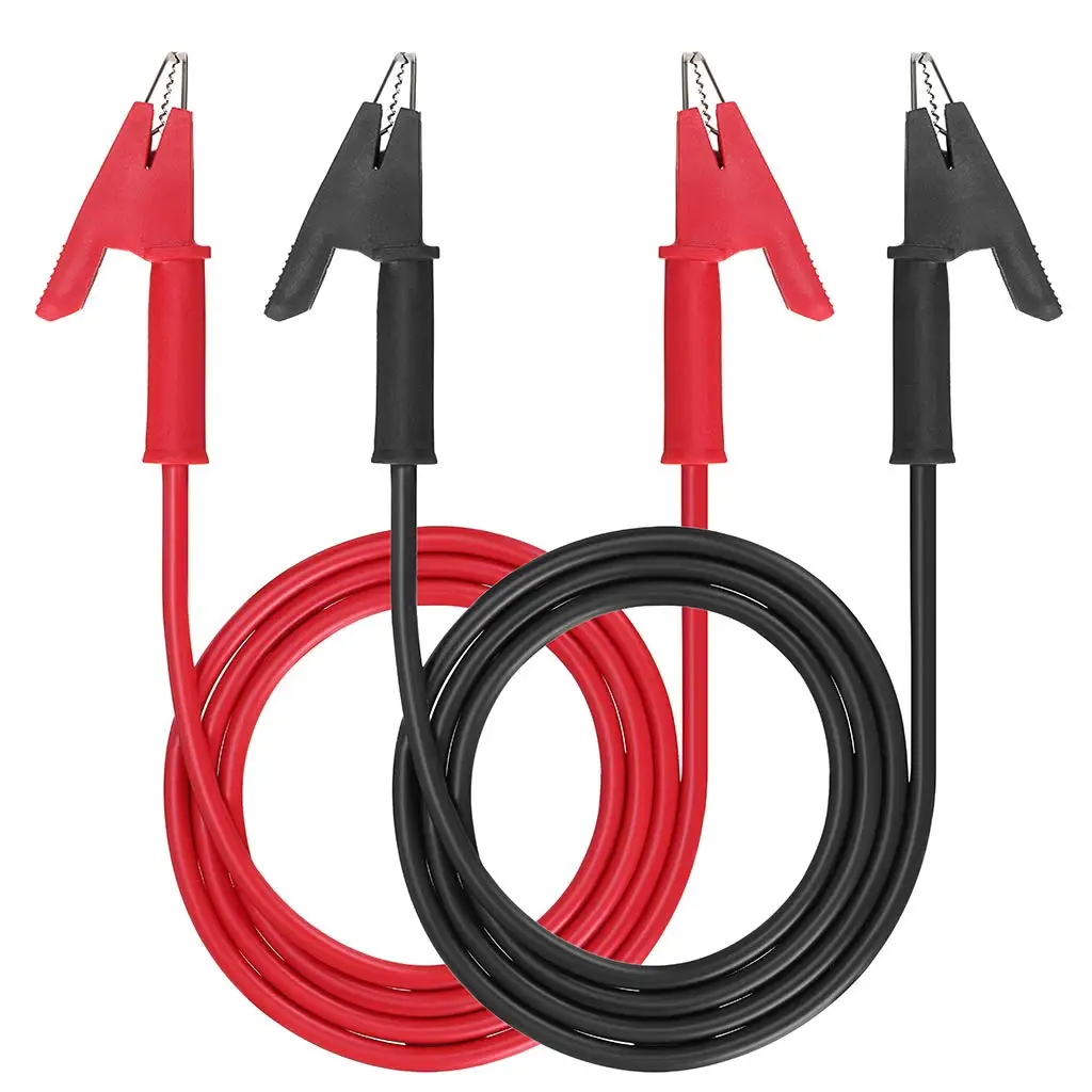 14 Gauge Jumper Wires Alligator Clips to Alligator Clip   Silicone Test Flexible Cable Alligator Clips