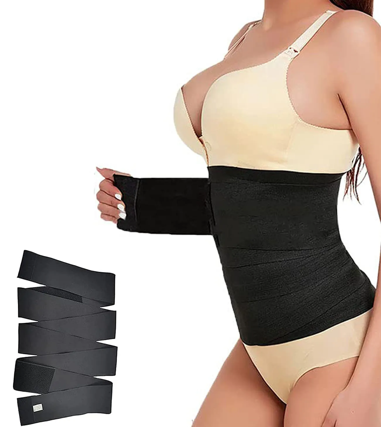 Women Waist Trainer Belt Tummy Control Sweat Girdle Sport Waist Trainer Wrap Trimmer Slim Belly Band