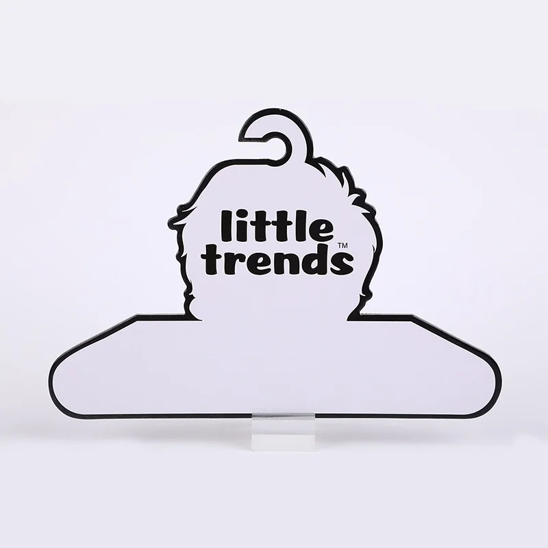 Cute design kids clothes hangers paper children clothing hanger