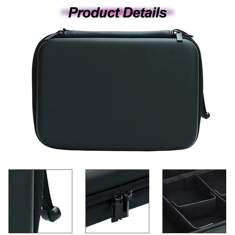 Factory Manufacturer Travel Customized hard drive shockproof big plastic EVA zipper portable hard EVA custom carrying case