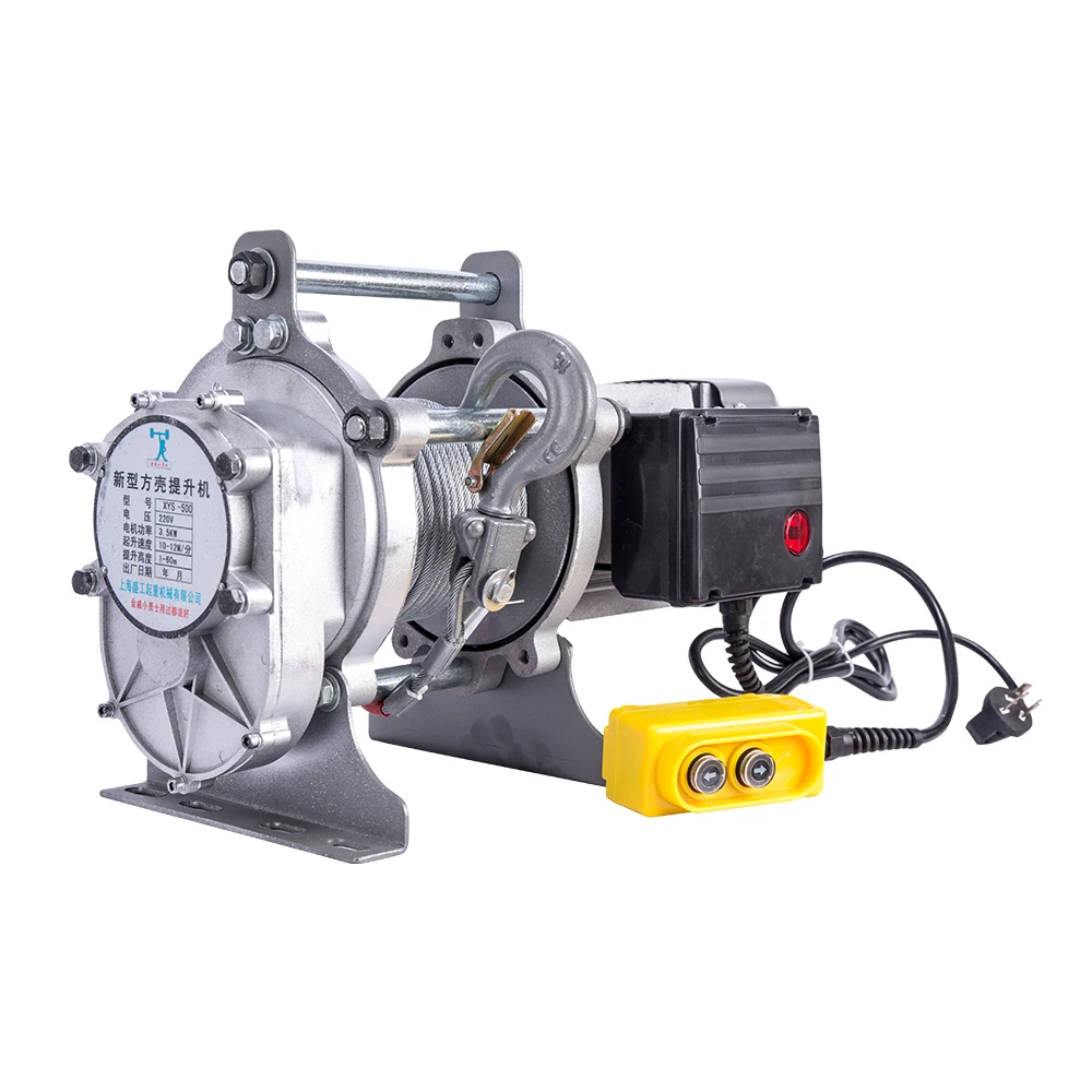 KCD  750/1500kg 500/1000kg multi-function electric hoist 380v/electric winch