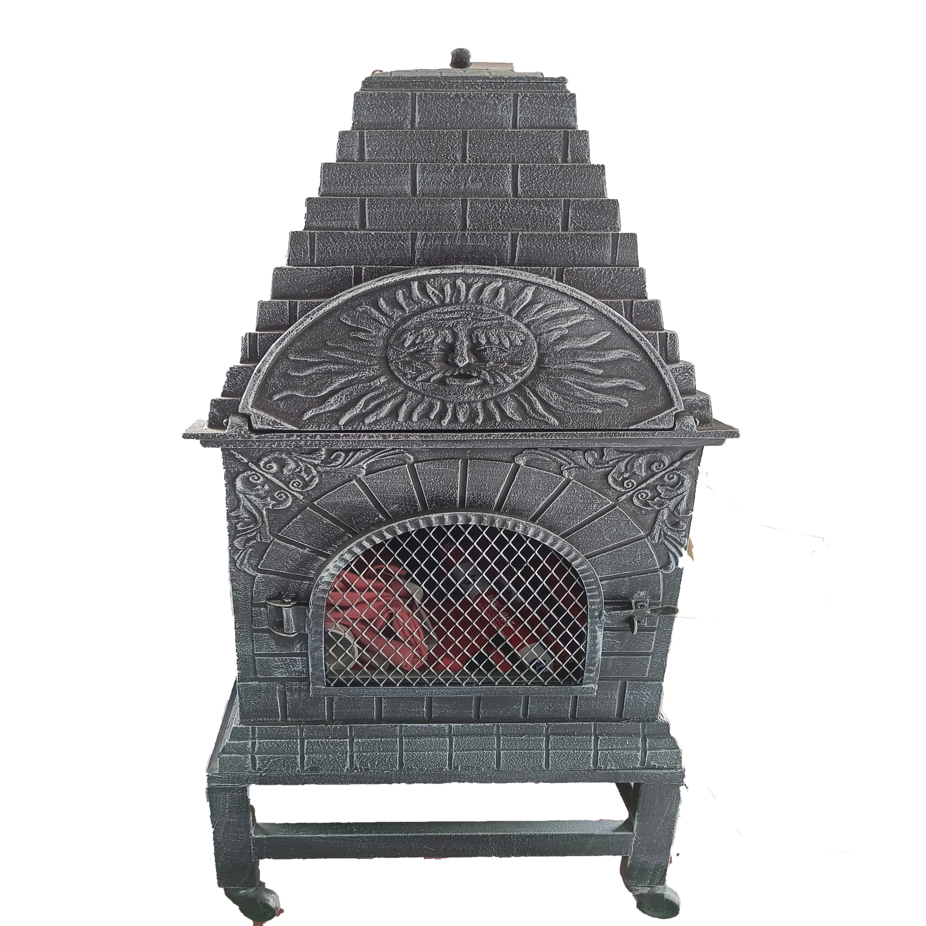 Julin fireplace for sale cast iron and cast aluminum chiminea pizza oven