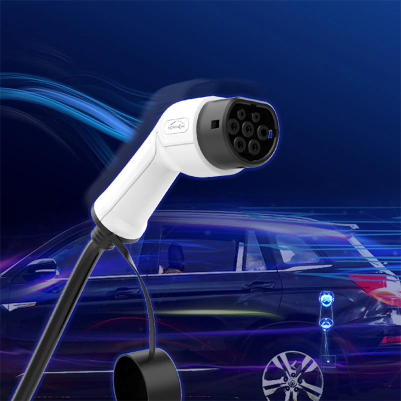 charger plug manufacturer 16A 32A TPU TPE customized length and color Type 2 to GBT /Type 1 EV Charging Cable Type 2