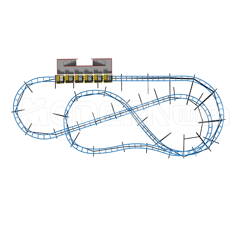 New tracks family roller coaster amusement park games mini roller coaster amusement park for sale