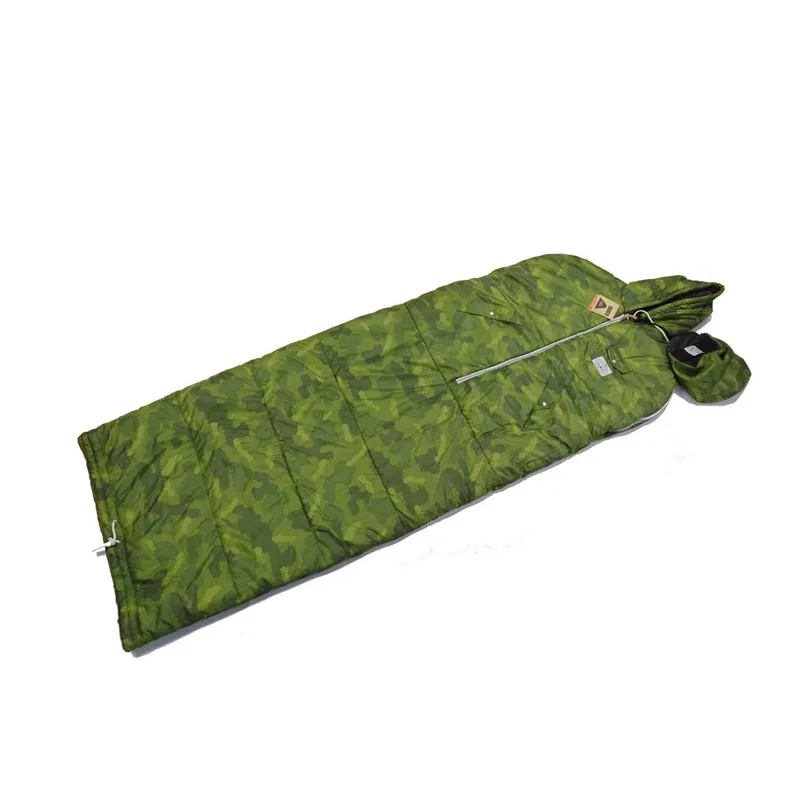 2020 новый дизайн, высококачественный Камуфляжный флисовый спальный мешок для активного отдыха