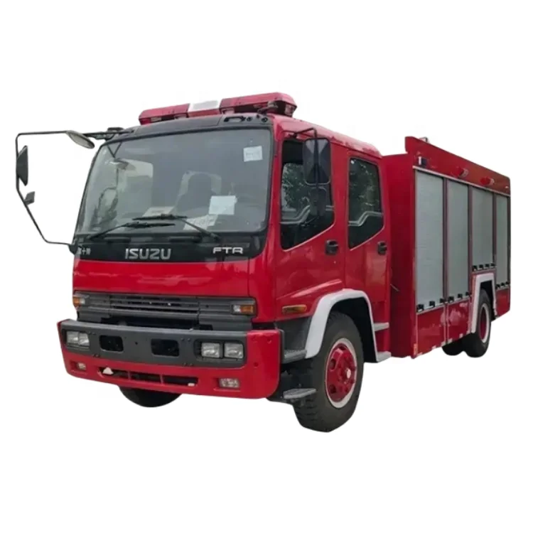 Мини-пожарная машина Isuzu Fvr Ftr 4x2 6000 литров пожарная для продажи