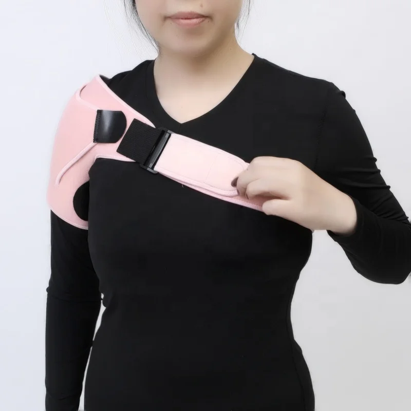 Orthopedic Back Brace Gym Sports Support Strap Wrap Black Free Sample Unisex Protective OS Sports  Shoulder Brace