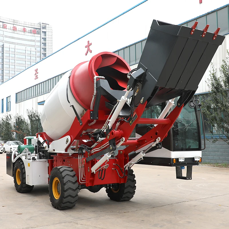 self loading 2m3 3m3 4m3 6m3 drum concrete mixer 3.5m3 self-loading concrete mixer truck