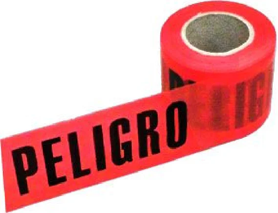 Industrial Traffic Caution Tape Safety Warning Tape Peligro NO pase PE Barricade Tape