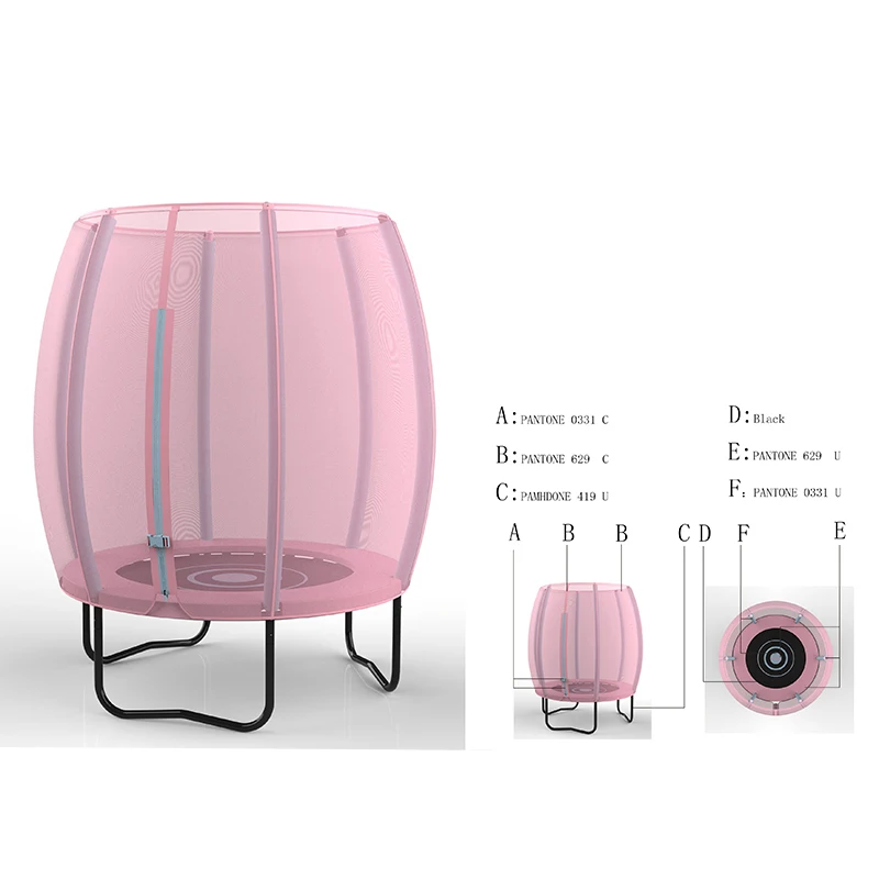 Newest Design Jumping Indoor Mini Trampolines Lantern Shape Trampoline