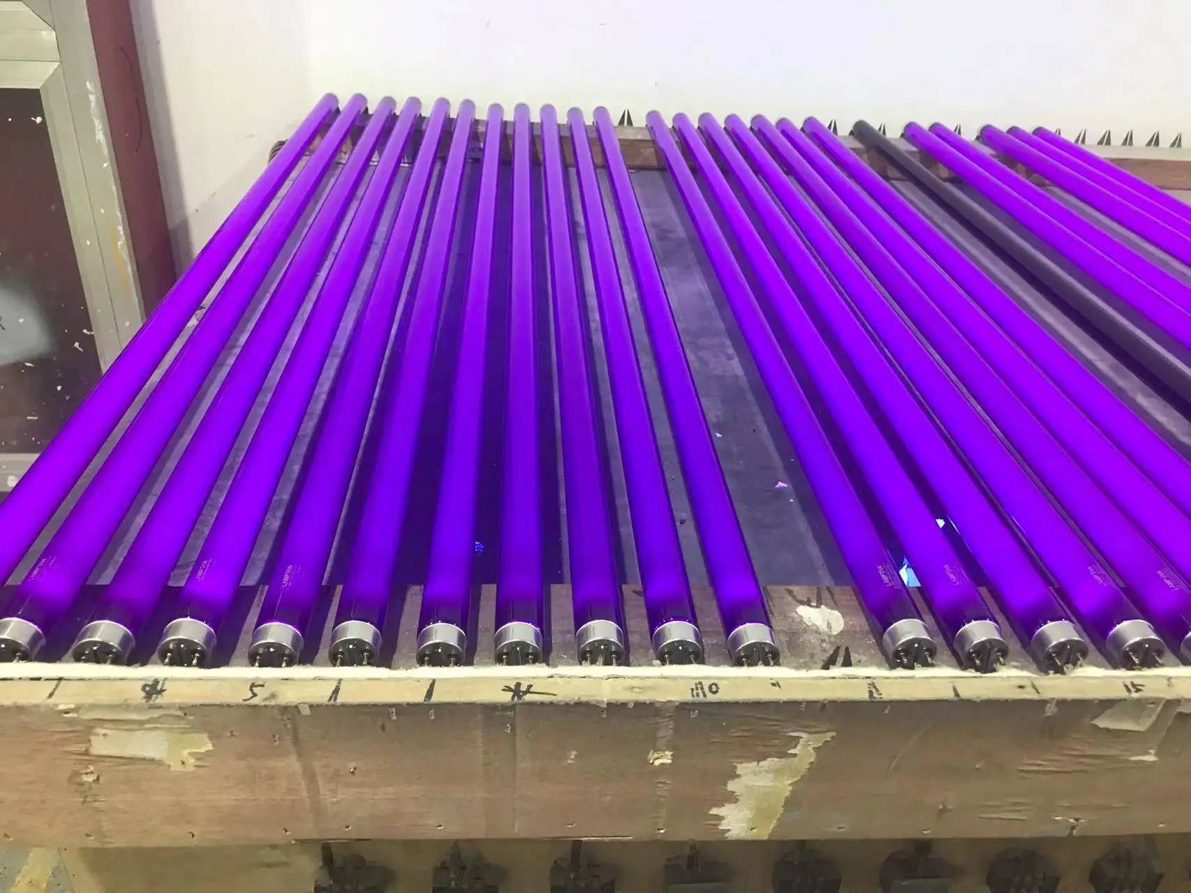 HAICHAO365nm UVA lamp 8 black uv light tube другие осветительные лампы и трубки для сценического освещения G1318W 36W 600mm 1200mm & lighting