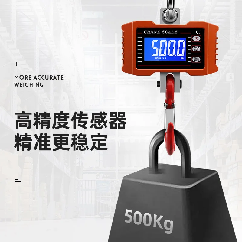 hanging lifting crane scale 500kg 1000kg hoook new mode crance scale 2021 industrial hanging carne scale