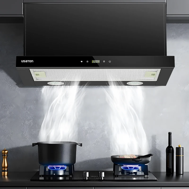 Standard competitive price industrial delicate appearance kitchen smoke extractor cooker hood