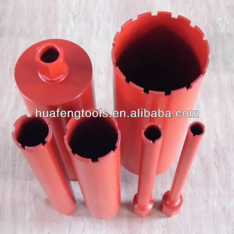 Сверла с влажным алмазным сердечником R1/2 дюйма, наружная резьба, сверление бетона