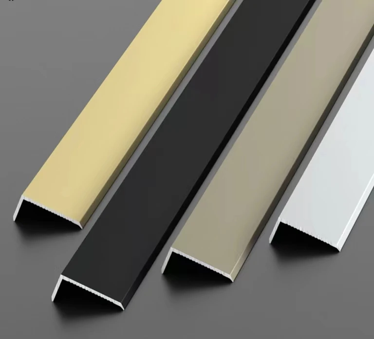 Wholesale L-shaped edging strip Wood floor closing strip Corner edge finishing line Tile closing strip Decoration