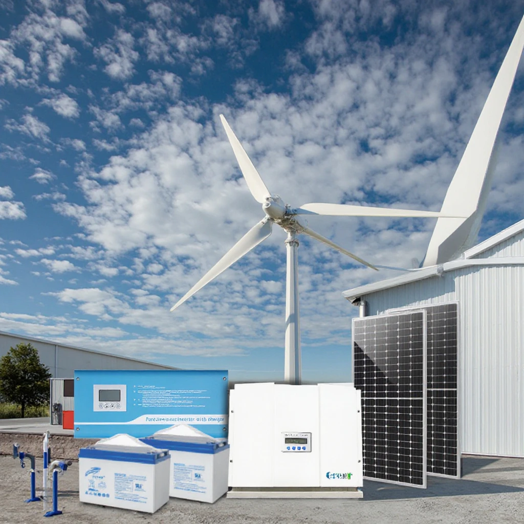 5KW 10KW Power function GBBC Series Can be combined with solar energy Three-Stage Charging off-grid controller