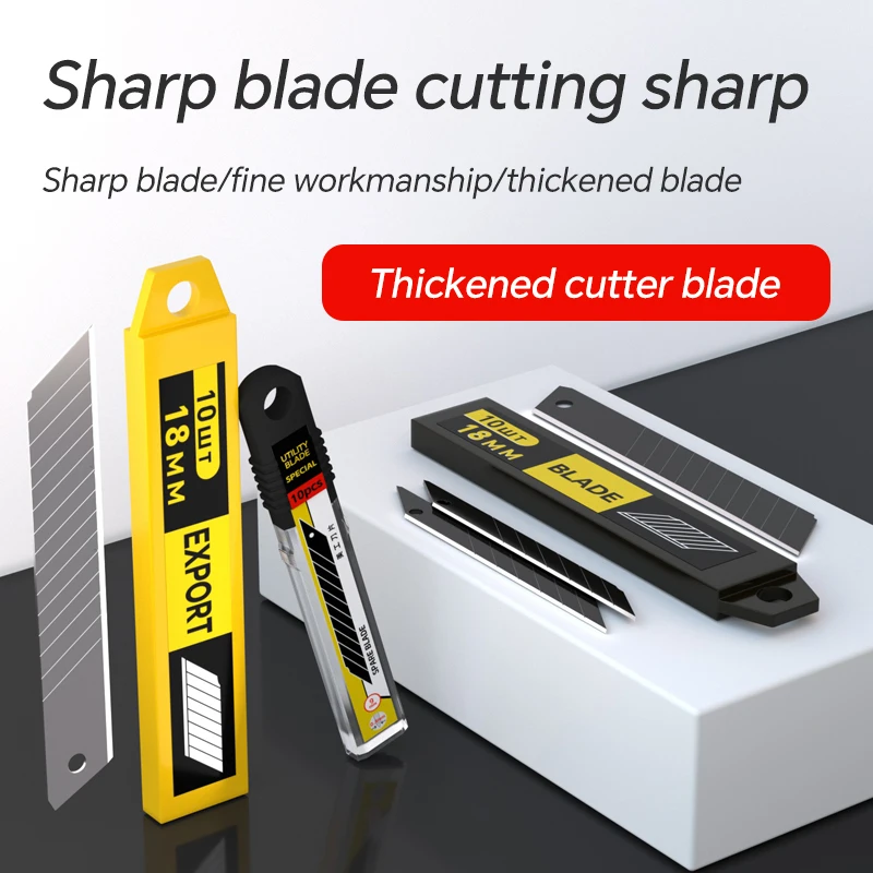 9/18mm Blades,Quality Carbon Steel Blades,Universal Blades,Utility Knife Replacement Blades,Sharp And Durable Blades