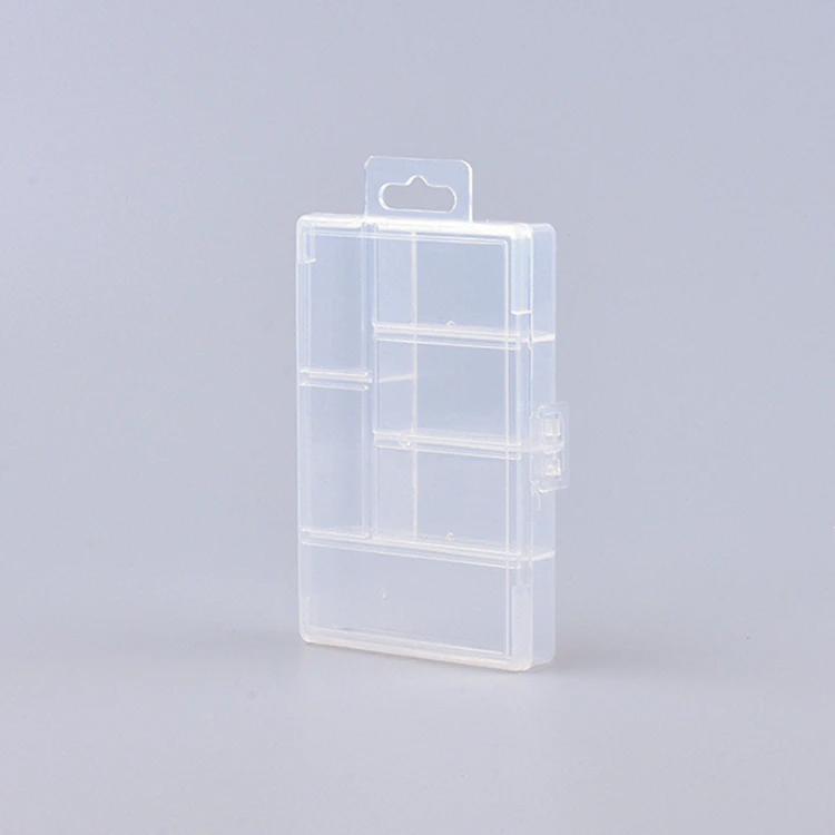 shanfeng 6 compartment plastic hardware organizer storage box