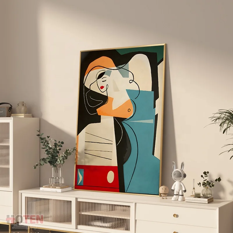 Home Decor Top Sales Handmade Abstract Figure Oil Paintings On Canvas Face Artwork abstract woman figure painting