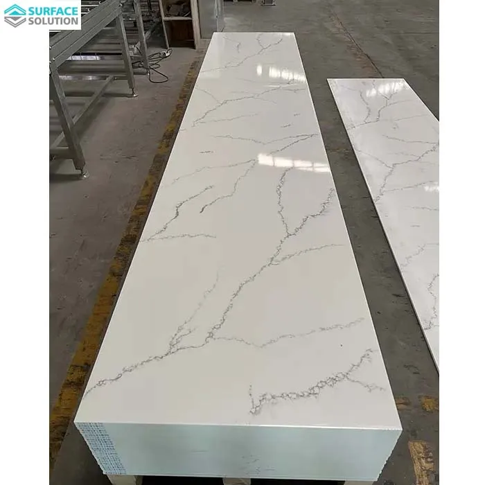 Modified Acrylic Solid Surface Sheet 12mm Large Stone Slabs Artificial Stone Wall Stone Slabs