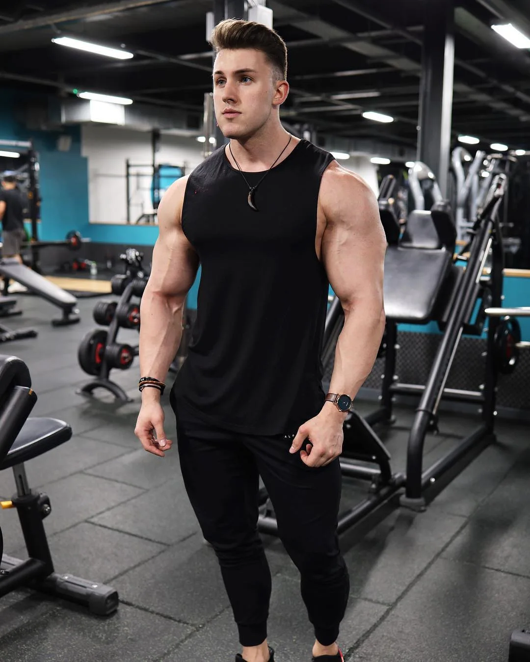 
Wholesale Promotional Custom Sleeveless T Shirt Tank Top Men Sleeveless t shirt men deep cut gym tank top Mens 