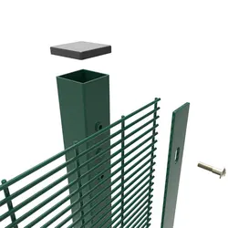 security collapsible fence folding gate with wheel 8ft security powder coated steel metal fence
