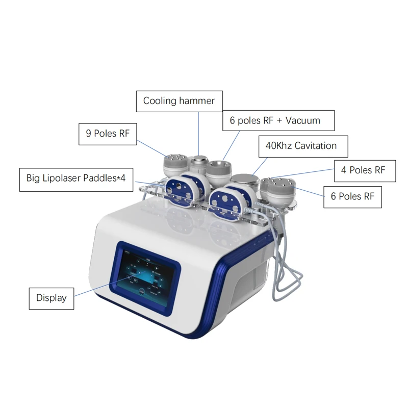 High Quality Beauty Body Shape Vacuum Cavitation System 40k Cavitation Slimming Machine