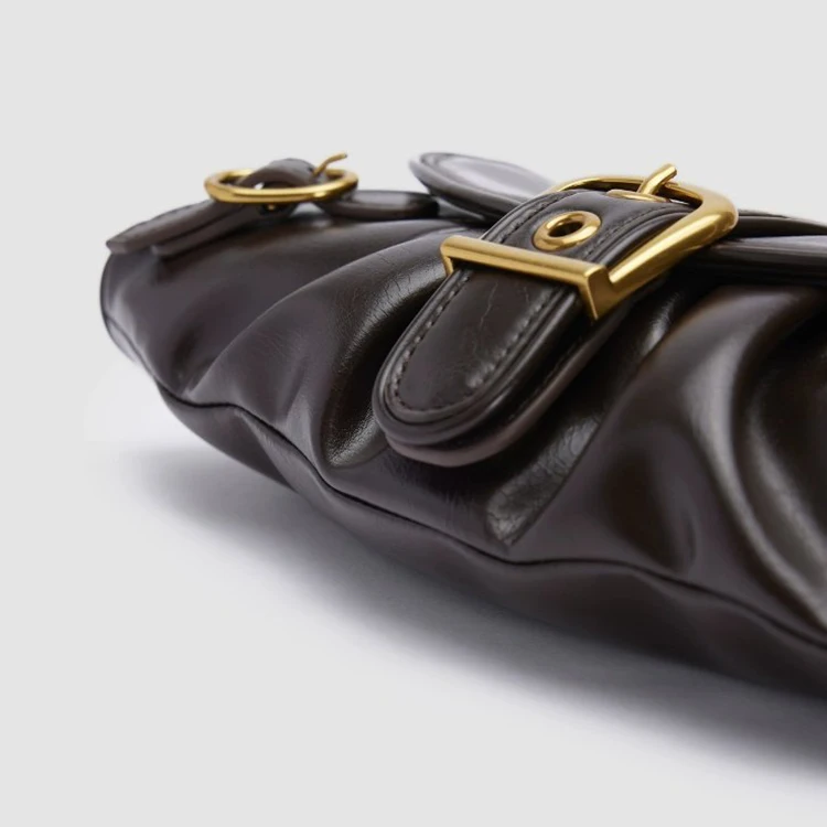 #24008 Wholesale customizable clutch purse luxury handbags ladies cowhide leather soft real leather crossbody bag for women