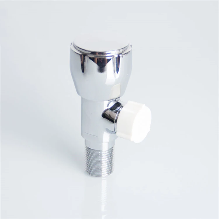 BSN electroplate hand control brass angle valve 1/2