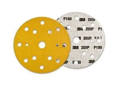 Aluminum Oxide Round 3M Hookit 255P Sanding disc Type Sanding Disc Hook and Loop with Holes
