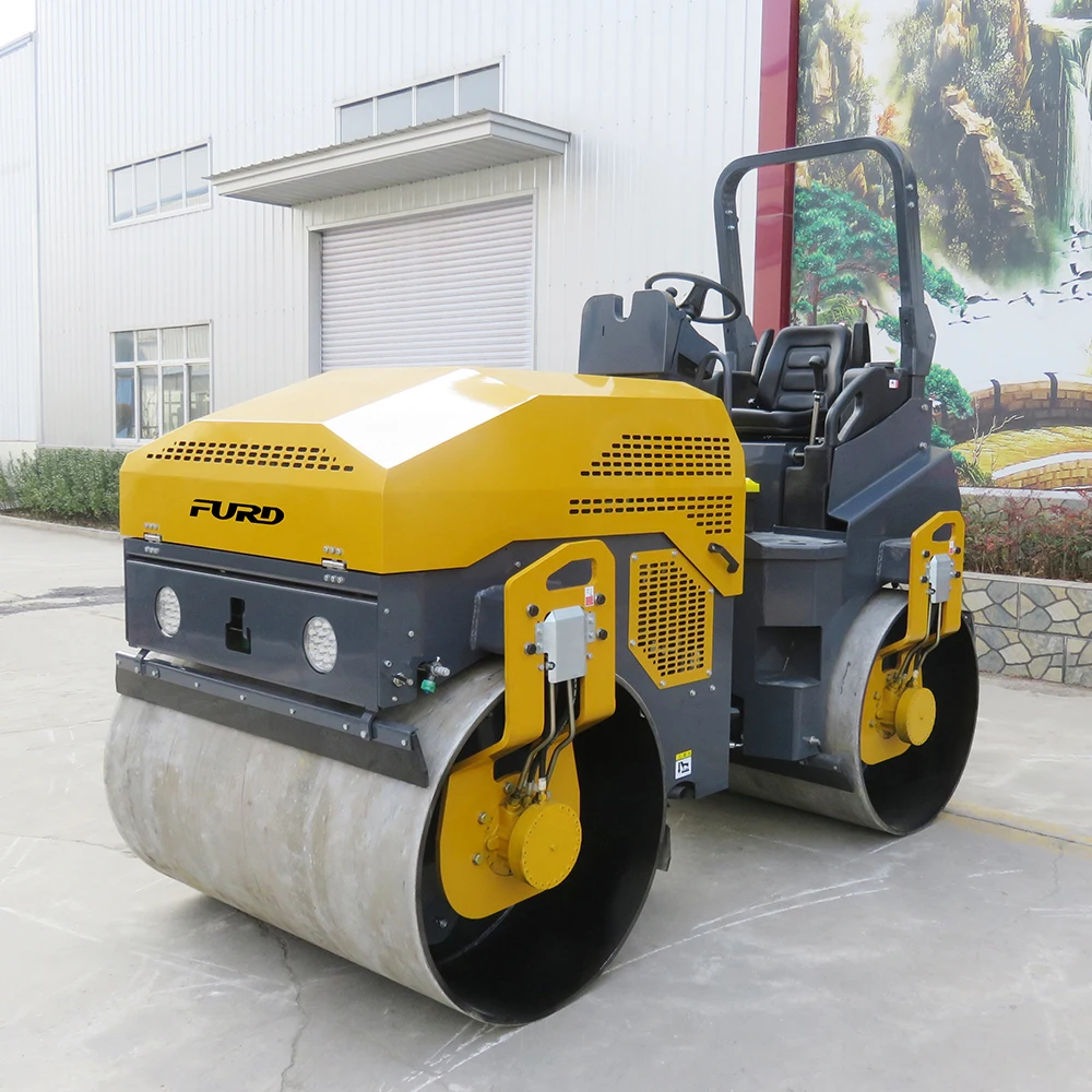 Diesel Engine 4 Ton Industrial Compactor Machine Hydraulic Transmission Vibrating Asphalt Road Roller Price For Sale