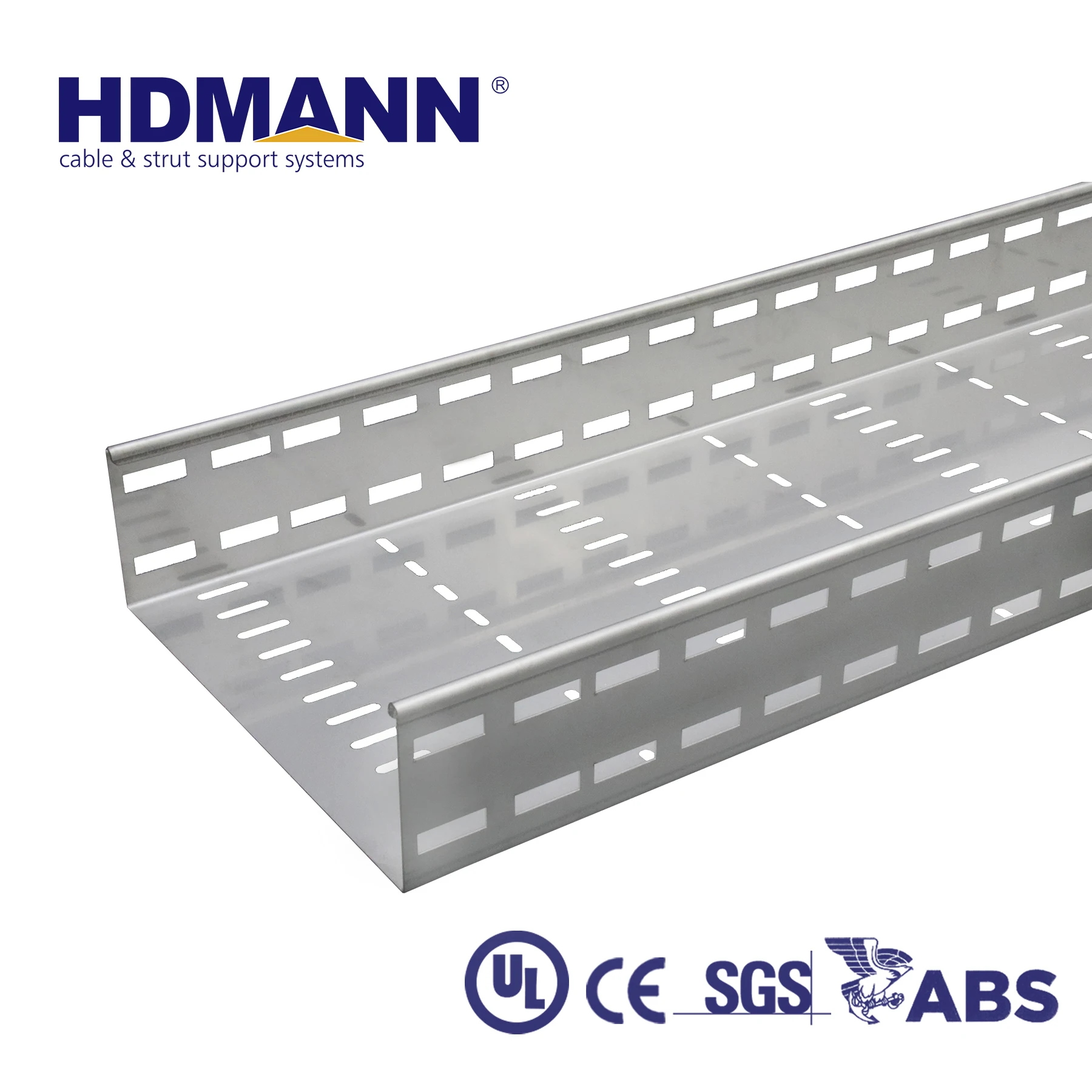 Stainless Steel Cable Tray / Return Flange Cable Tray