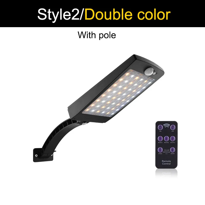 Solar Powered Security Light Wireless Waterproof Motion Sensor Rotating Integrated solar garden light