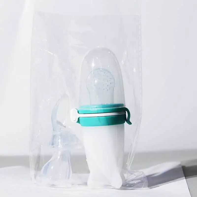 3 in 1 silicone baby feeding bottle Multi functional fruit vegetable medicine feeder complementary feeding spoon milk bottle