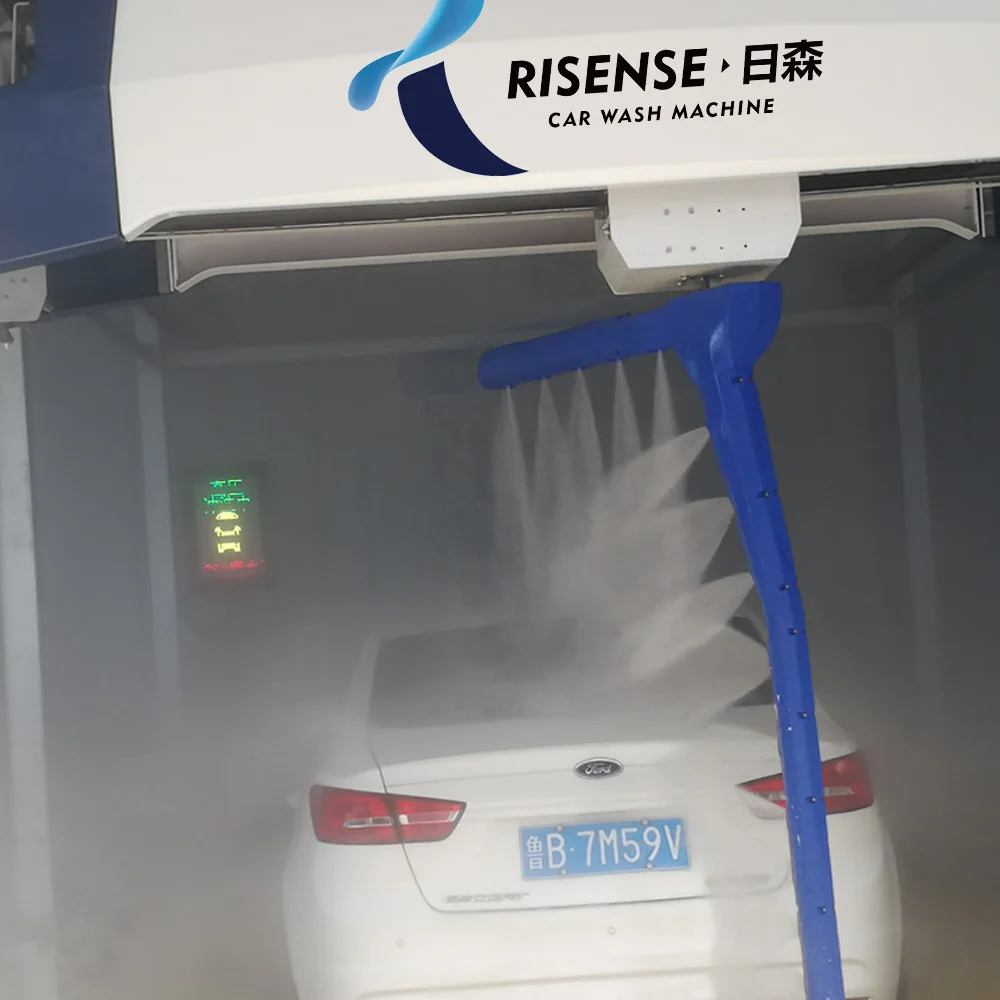 2021  risense Automatic touchless 360 carwash high pressure car wash/robot car wash equipment machine Laser Led lava