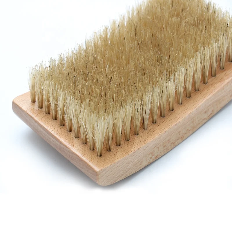 High quality 360 curve wave 100% beard baor bristle hair brush custom logo beard brush